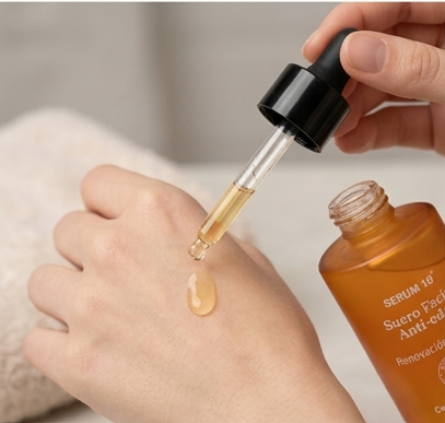 Suero Facial Anti-Edad Centella Asiatica Retinol