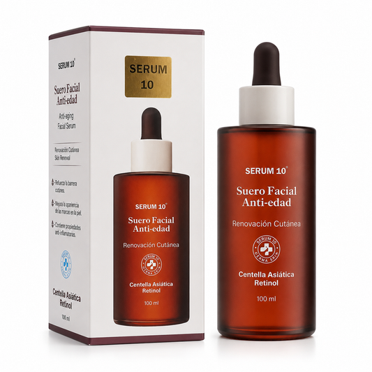 Suero Facial Anti-Edad Centella Asiatica Retinol