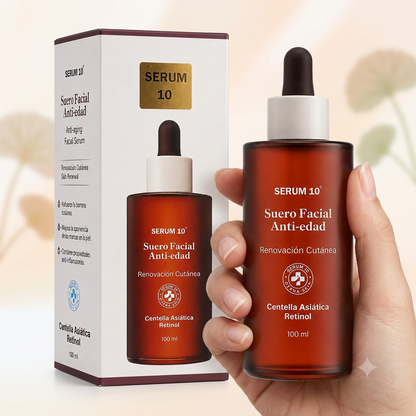 Suero Facial Anti-Edad Centella Asiatica Retinol